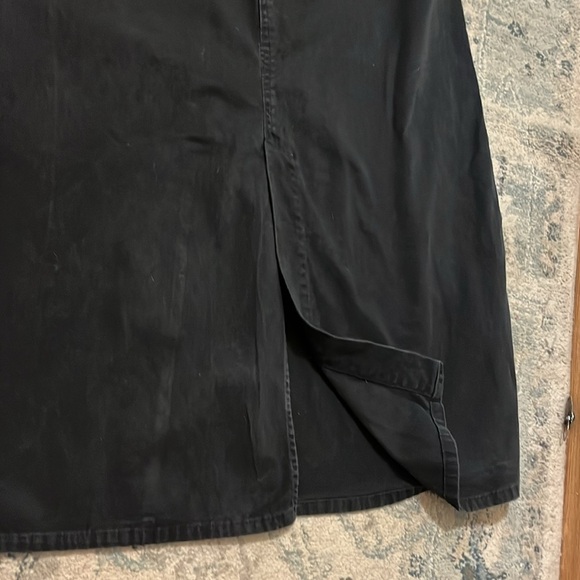 Vintage 100% Cotton Forenza Black Midi / Maxi Pencil Skirt - Picture 3 of 9